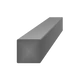 tyč štvorcová plná 16x16mm, čierna S235, hladká L=1000mm, cena za 1ks(1m)
