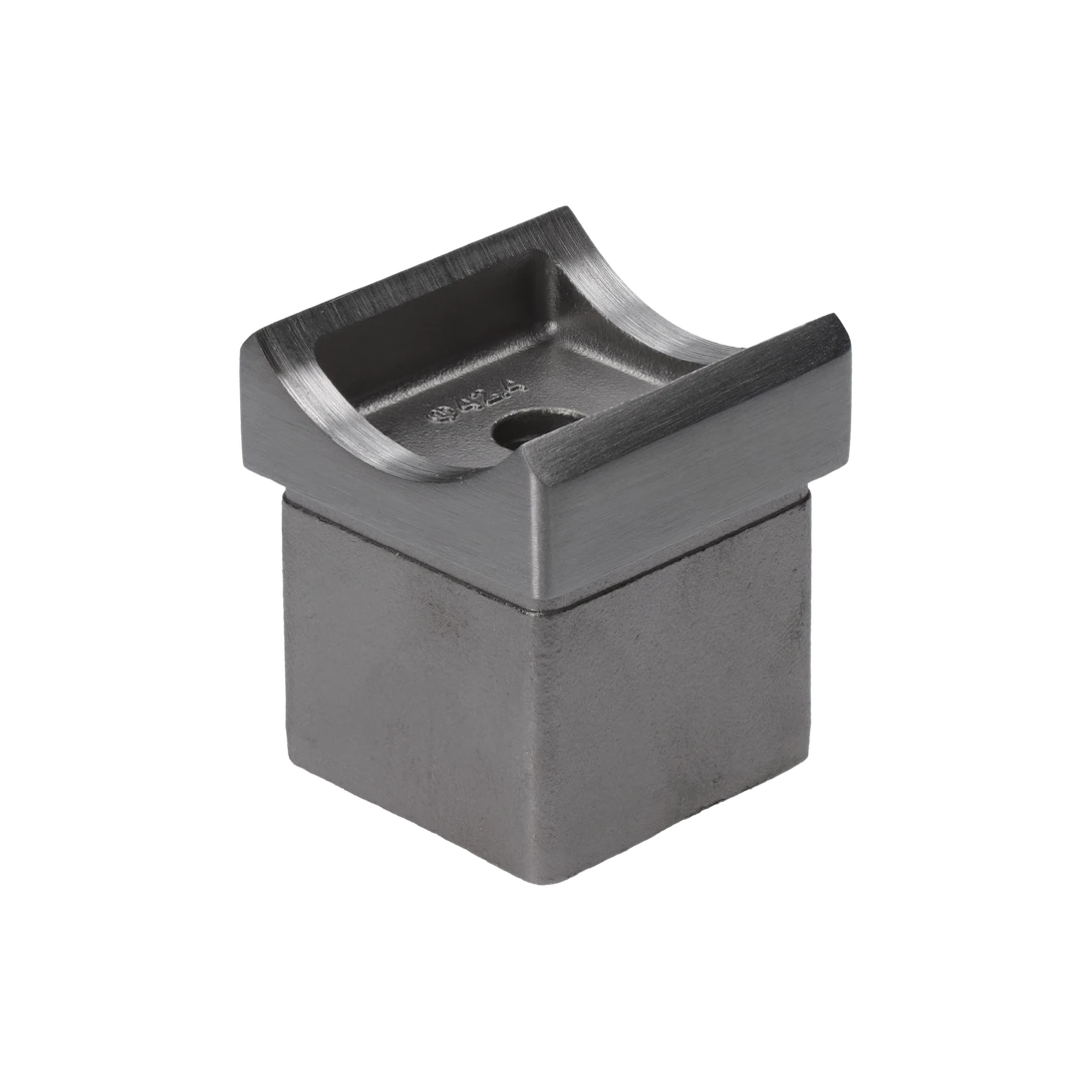 Držák madla, jekl 40x40x2.0mm, na madlo trubku ø 42.4mm, broušená nerez K320/AISI304
