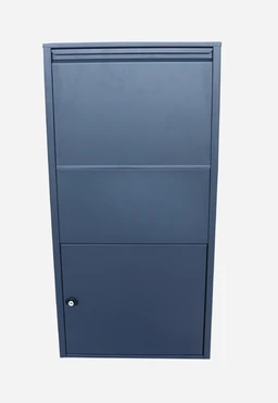 Box na balíky (440x220x880mm) s přepadovou lištou na ochranu balíků, tloušťka 0.8mm), Max. velikost balíku: 360x170x260mm, barva: RAL 7016 (antracit)