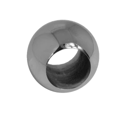 Koule průchozí ø 20 mm na trubku ø 12 mm (otvor ø 12,2 mm), leštěná nerez / AISI304