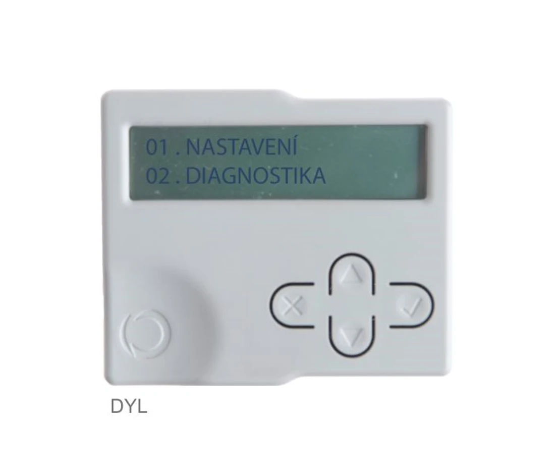 Programovacia jednotka pre riadiacu jednotku 14A, CZ menu