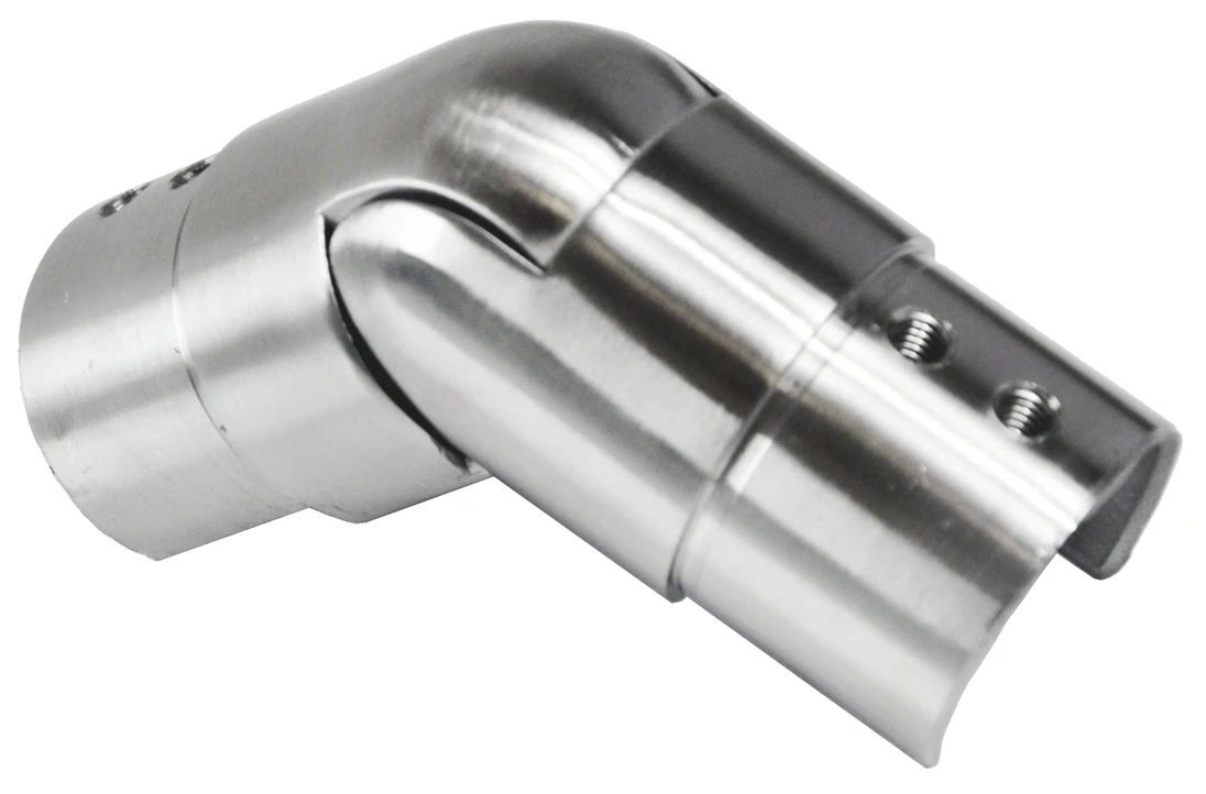 Přechod nastavitelný ø42.4mm, lepený spoj, broušená AISI304