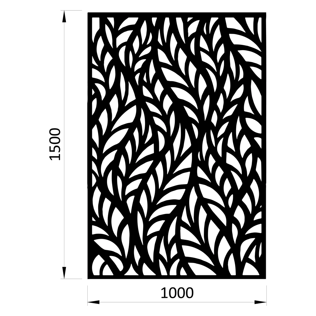 Plech, vzor 1295, 1000x1500x2,5mm, bez povrchové úpravy