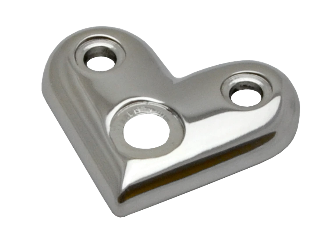 Dopojovací deska na trubku ø42.4mm, leštěná AISI304