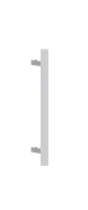 Madlo 45°, L = 600 mm, brúsená AISI304