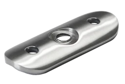 Dopojovací deska na ø48.3mm, broušená nerez AISI304