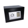 Nábytkový elektronický trezor (350x250x250mm), hrúbka: dverí 3mm, telo 1mm, vnútorné rozmery 245x185x245mm, farba: čierna - slide 0