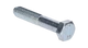 šesťhranná skrutka M16x50, DIN 931, pevnosť 8.8, pozink
