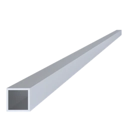 Poškodený jokel 25x25x2mm, L-6000mm, hliník bez povrchovej úpravy