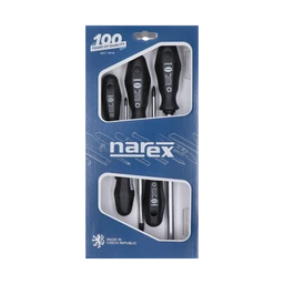 Sada profi skrutkovačov 5 dielna, výrobca NAREX, PZ0 x 60, PZ1 x 80, PZ2 x 100, PZ3 x 150, PZ4 x 200