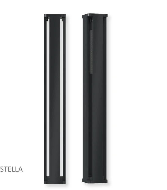 Venkovní LED osvětlení STELLA - šedá barva, instalace na zem, H = 600mm, celohliníkové tělo