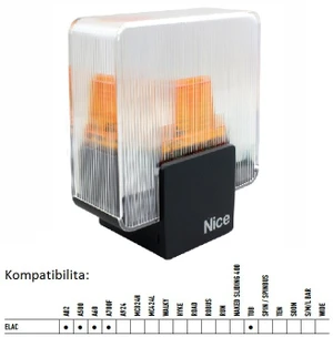 Signální lampa čirá ERA LIGHT 90-240 V/AC s integrovanou anténou 433,92MHz, 155x130 mm, náhrada za lampu EL - slide 2