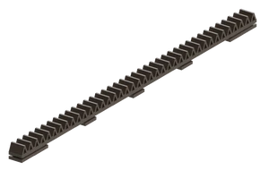 Hřeben nylonový vyztužený sklolaminátovým vláknem, L-500 mm, max. do 300  kg, určený pro hliníkový samonosný profil - slide 0
