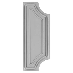 Štítek na dveře bez otvor¨ H 280 x L 110 mm, hr. 3 mm