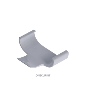 plastový držiak vysielača Era One, biely + samolepka - slide 0