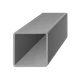 uzavretý profil 80x80x3mm, čierny S235, hladký L=6000mm, cena za 1ks(6m)