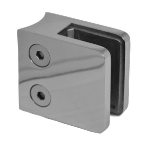 Svorka na trubku ø42.4mm, sklo 6-10.76mm, leštená AISI304 - slide 0
