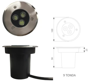 Venkovní LED osvětlení TONDA - slide 0