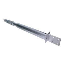 Zemní vrut, patka T, 76 x 76 mm, žárový pozink