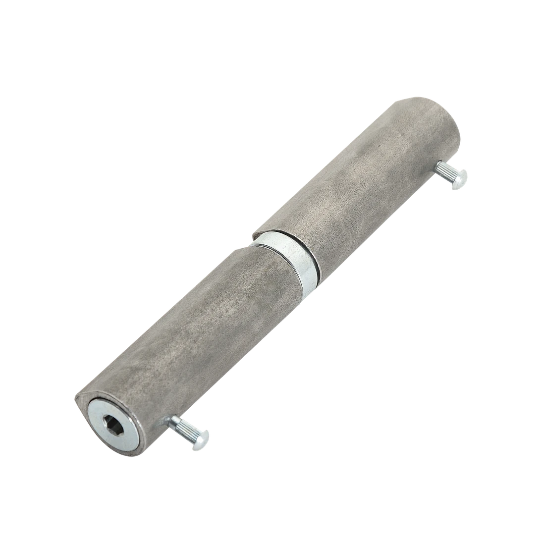 Samozavírací pant dvoudílný H - 150 mm, navařitelný, nastavitelný (pravý)