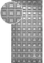 plech oceľový pozinkovaný DX51D, rozmer 2000x1000x1,2mm +/- 0.5%, lisovaný vzor - ŠTVOREC 145x145mm, 3D efekt