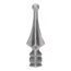 Špic kovaný 125x30mm, rozměr napojení 20x20mm, bez povrchové úpravy