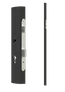 Profil 50x30x1,5 mm H-2000 mm se zámkem, vhodný pro rám branky, bez povrchové úpravy, zámek nemá predlisovaný profil pro zápust