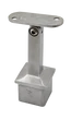 držiak madla s kĺbom /plochý (64x81mm), brúsená nerez K320 /AISI304