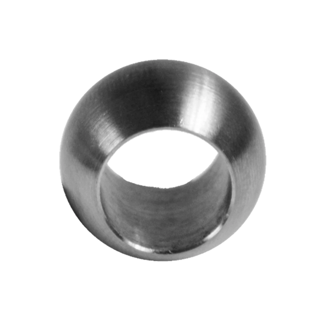 Koule průchozí ø 20 mm na trubku ø 12 mm, otvor ø 12,2 mm, broušená nerez K320 /AISI304