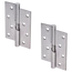 nerezové pánty pridvihovacie 2ks (pravé), 100x75x2.5mm, max. nosnosť: 80 kg (2 pánty), brúsená nerez K320 /AISI304