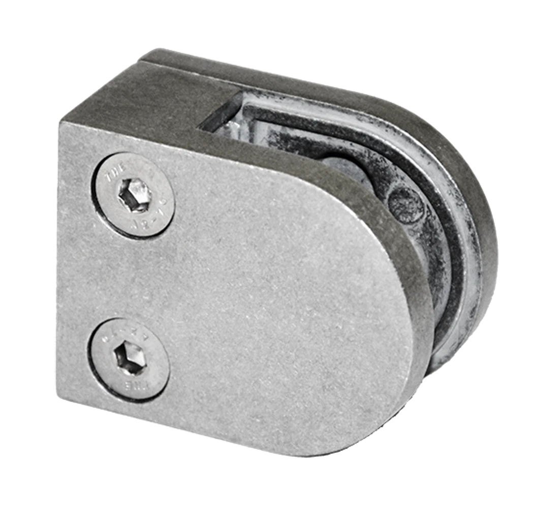 ZAMAK svorka plochá, sklo 6-10.76mm, bez povrchovej úpravy