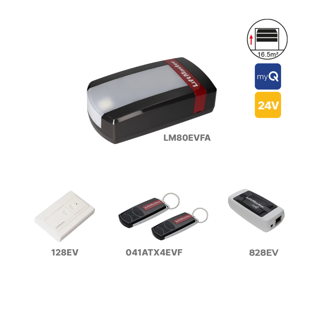 LiftMaster LM80EVFA s myQ rozhraním 828EV