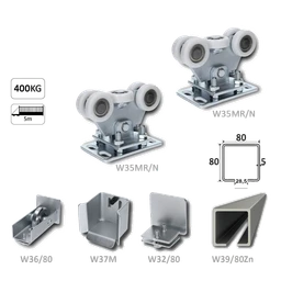 Samonos do 400 kg/5 m, profil 80 x 80 x 5 mm, Zn