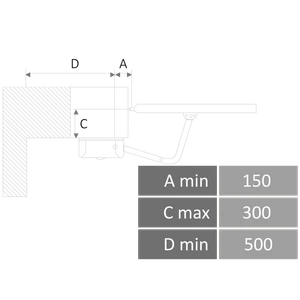 MEWAKIT3 ramenový pohon pre jednokrídlovú bránu do 4m / krídlo, 1x SN-50, 1x CT-202, 1x SUB-44R, 1x RX4, 1 pár FT-32 - slide 2