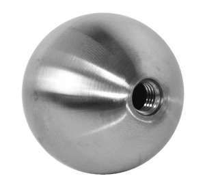Koule dutá se závitem M8 / ø 40mm, broušená nerez K320 / AISI304 - slide 0