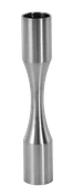 Spoj na ohnutí ø 12 mm (L: 80 mm), broušená nerez K320 / AISI304