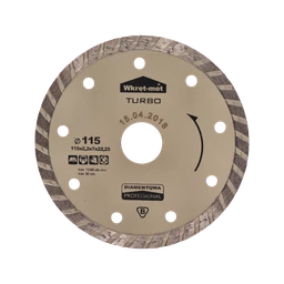 Turbo diamantový kotouč 115 × 2,2 × 22 mm