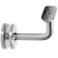 Držák madla pevný na trubku ø 42.4mm, s uchycením na sklo 6-21,52mm, broušená nerez K320 /AISI304