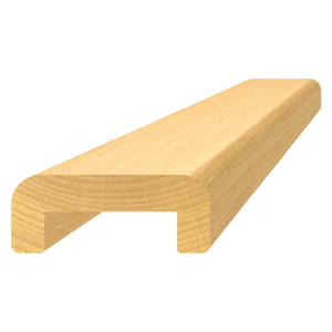 Dřevěný profil (48x19 mm / L: 3000 mm), materiál: buk, broušený povrch bez nátěru, balení: PVC fólie, průběžný materiál - slide 0