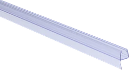 Plastové tesnenie na sklo 10mm, L-2200mm