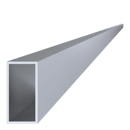Poškodený jokel 80x40x3mm, L-6000mm, hliník bez povrchovej úpravy