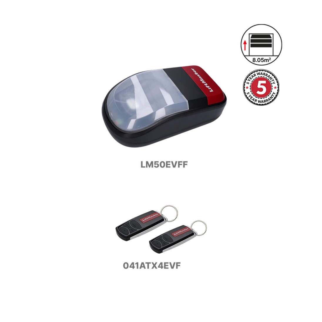 LiftMaster pohon pre garážovú sekcionálnu bránu 8 m2 / 80 kg