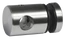 svorka bodová na trubku ø 12mm, plochá (ø 25mm), brúsená nerez K320 /AISI304