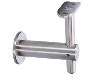 Držák madla ø42.4mm na stěnu, broušená nerez AISI304 - slide 0