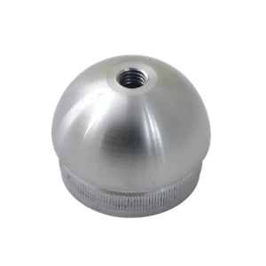 Spodek držáku madla ø42.4mm, závit M8, broušená AISI304 - slide 0
