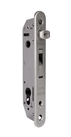 LOCINOX® FORTYLOCK zadlabávací zámek pro křídlové vrata, rozteč 92 mm, zádlab 37 mm, pro profil 40 mm a více - slide 0