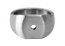 Prstenec držáku výplně, držáku madla na sloupek / na trubku ø 42,4 mm, šroub M6, broušená nerez K320 / AISI304