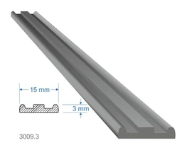 Pásovina plochá měkká 15 x 3 x 2000 mm, cena za KUS (2m)