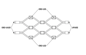 Vzorek nerezové lanové sítě, 0,4x0,4m, AISI316 - slide 1