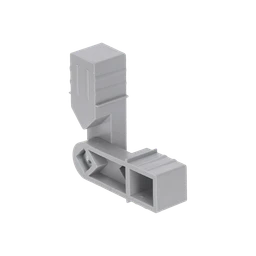 Plastová spojka - pohyblivý rohový díl pro profil 20x20x1.5mm